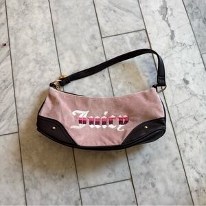 Juicy Couture Pink and Brown Shoulder Bag